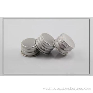 PE foam liner Aluminum Screw Caps for PET preforms / glass